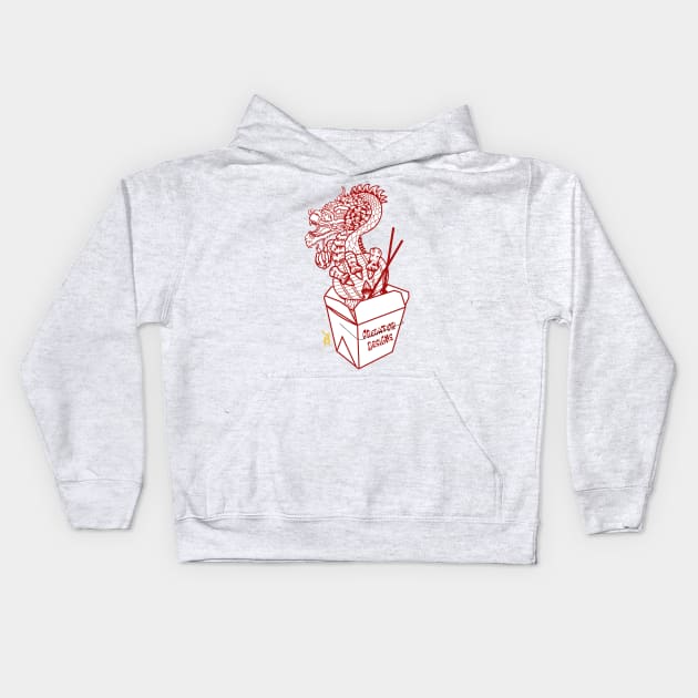 Chinese Dragon Kids Hoodie by Predator